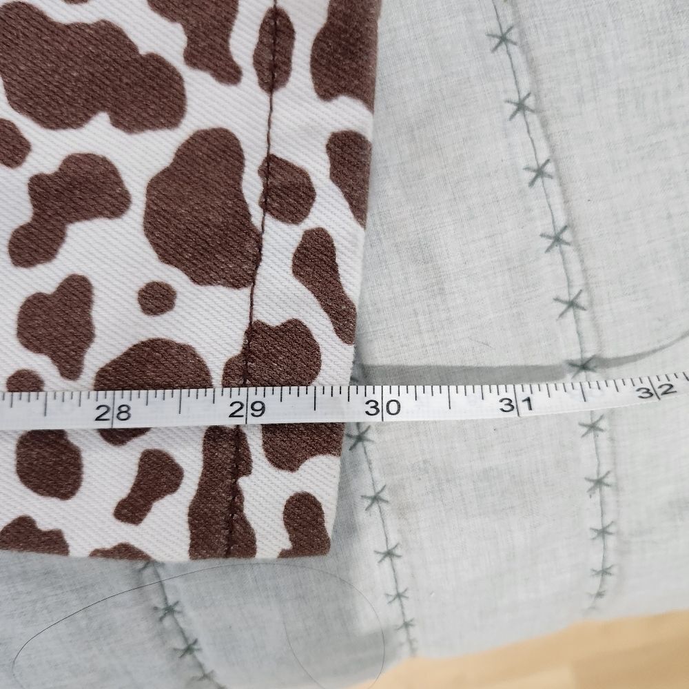 Minga London Brown And White Cow Print Pants — image 6 of 7